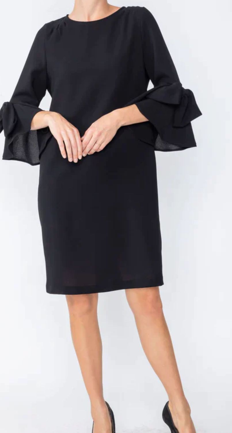 IC Collection SLEEVE BOW DRESS Style