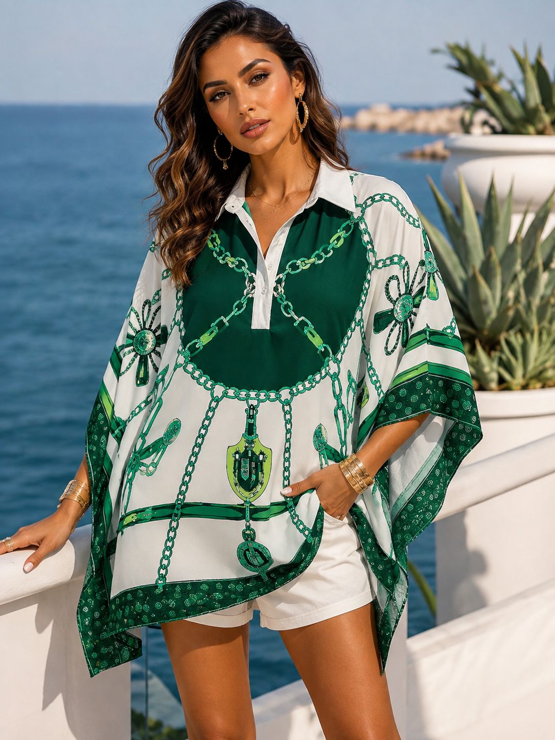 Green Tunic by Nancy