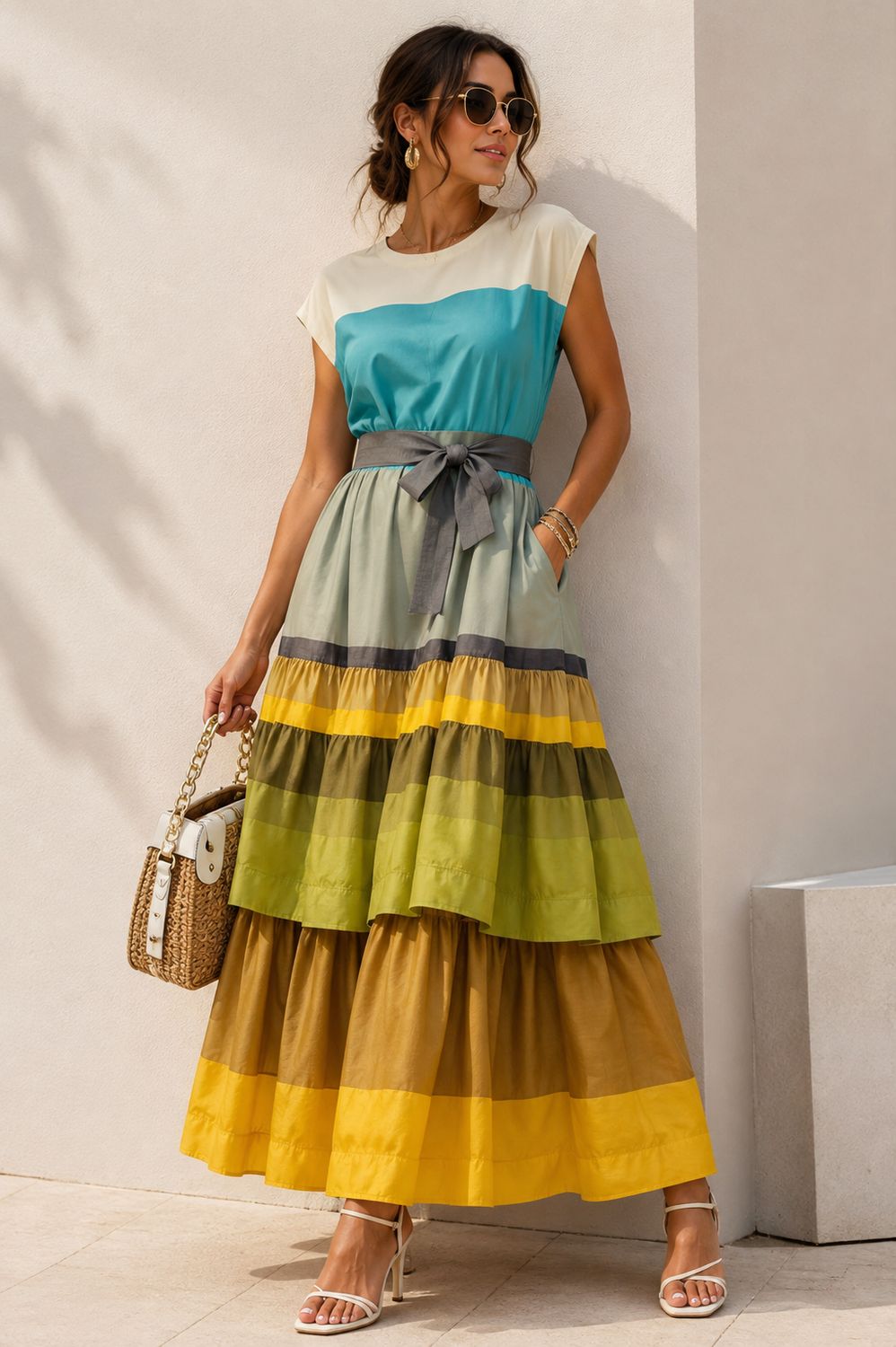 Sunset Stripes Dress Sunset Stripes Dress