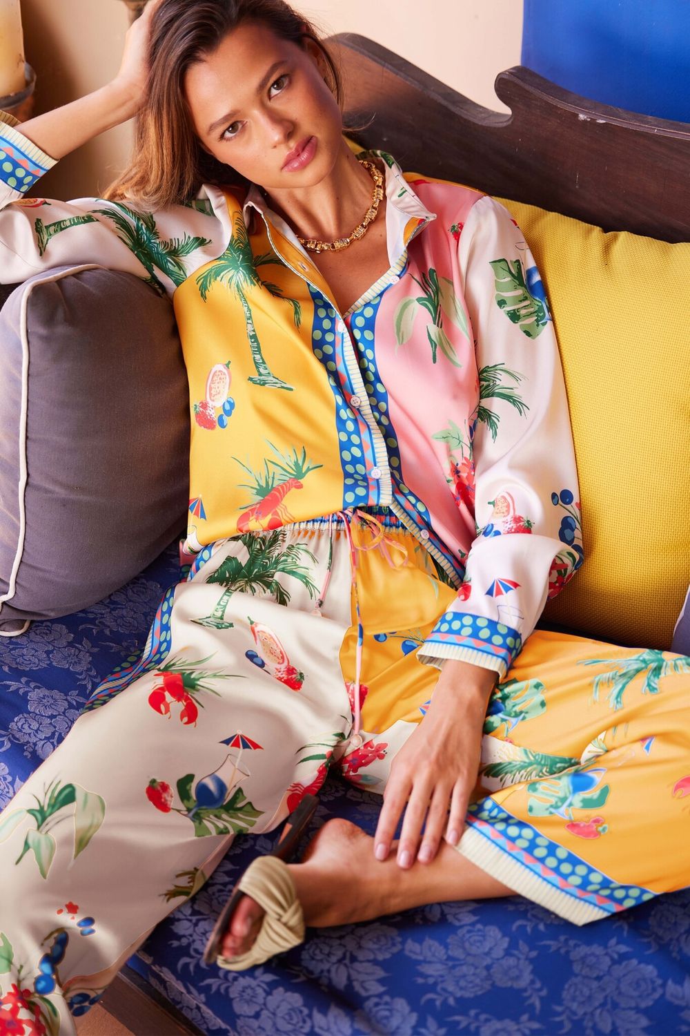 Printed Lisle set