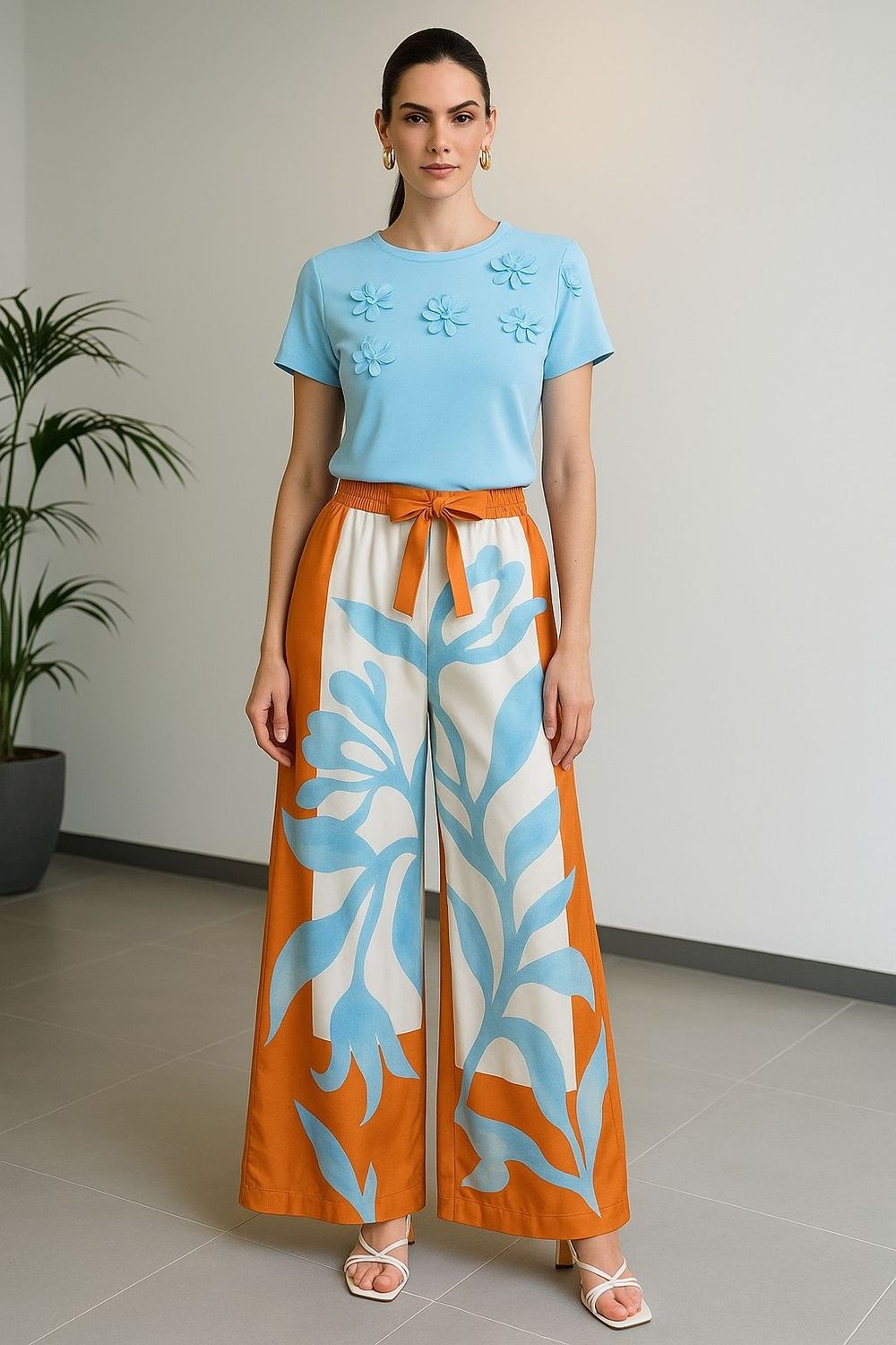 Drawstring  Botanic Pant Gracia