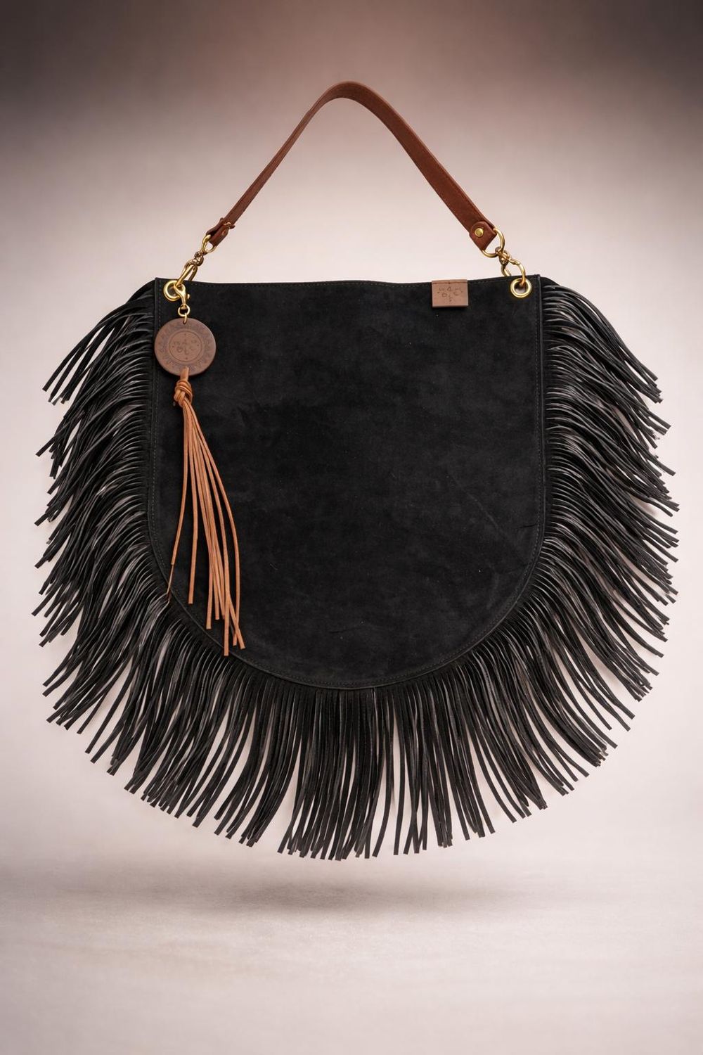 Big Boho Leather Bag Hand Made by 4 Soles