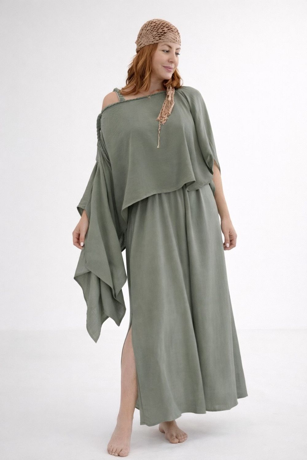 Set Asimétrico OLIVE  Dos Piezas