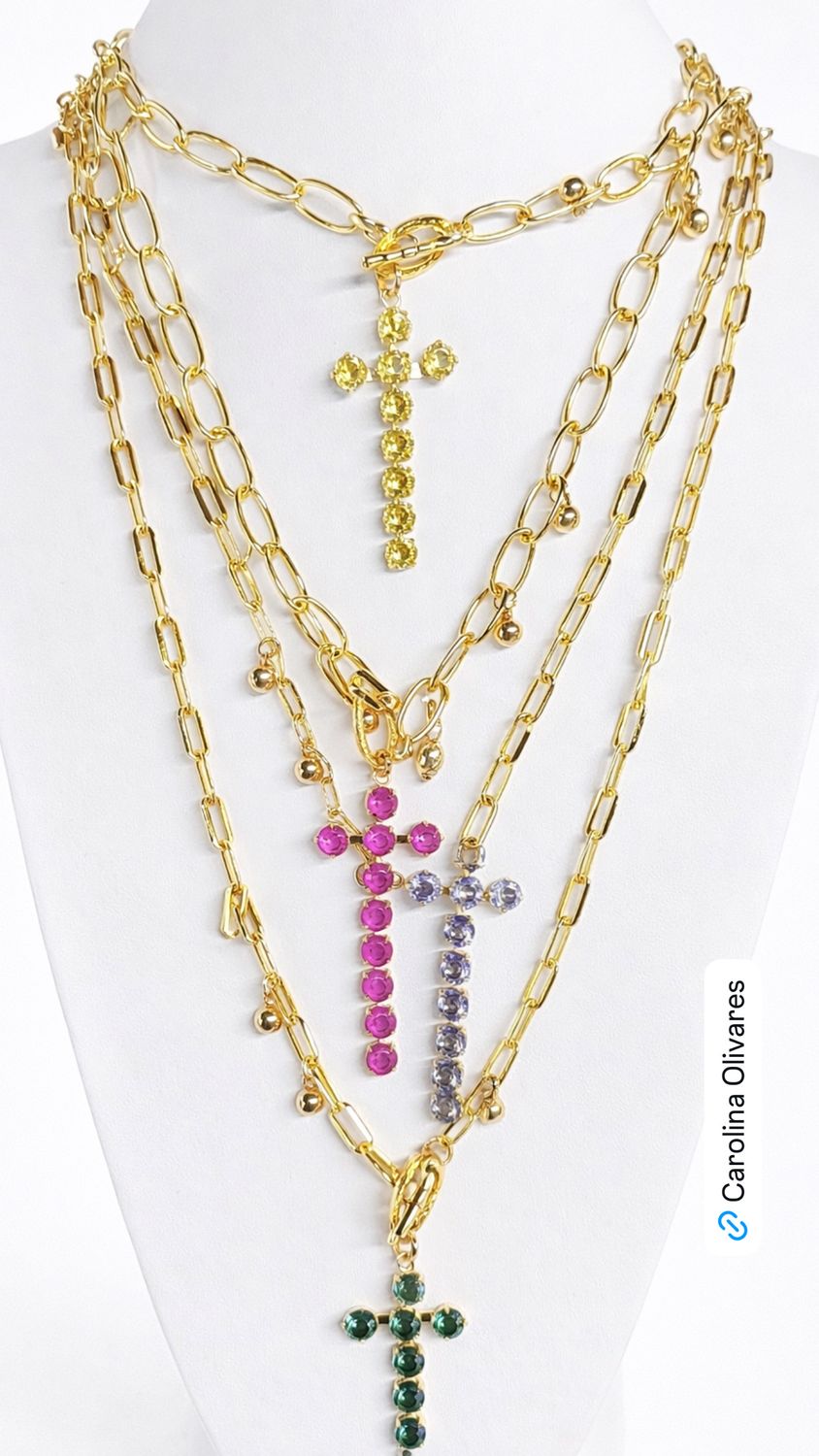  Collar Serpentina gold