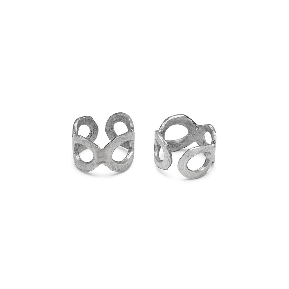 al16250BAGUE 1 CM 4 TROUES