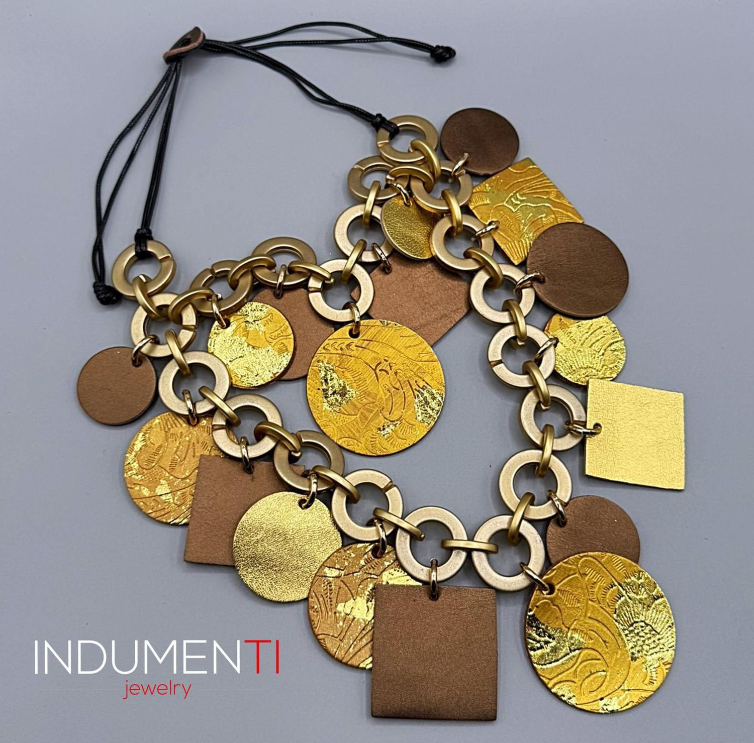 Intrecci Boemi necklace Bronze/oro