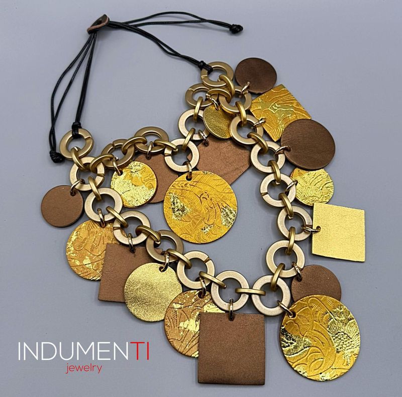 Intrecci Boemi necklace Bronze/oro