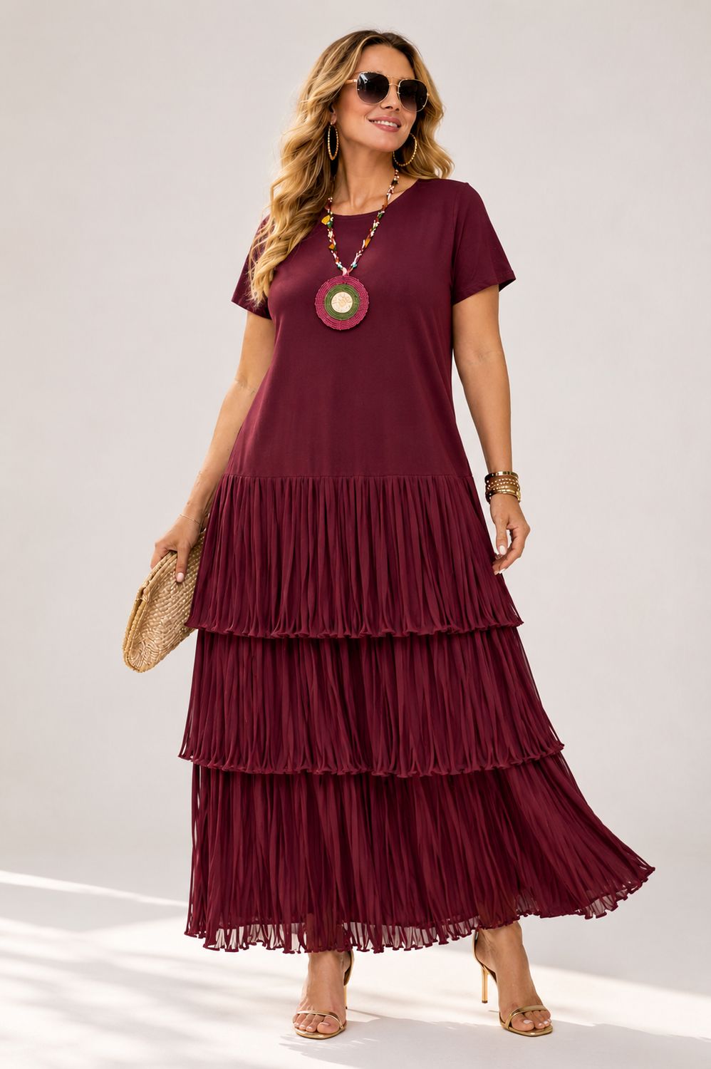  Fringe Maxi Dress