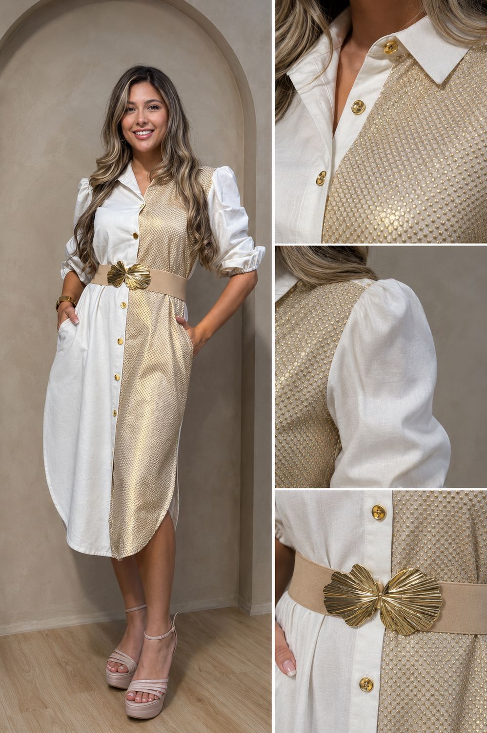 Golden Balance Dress