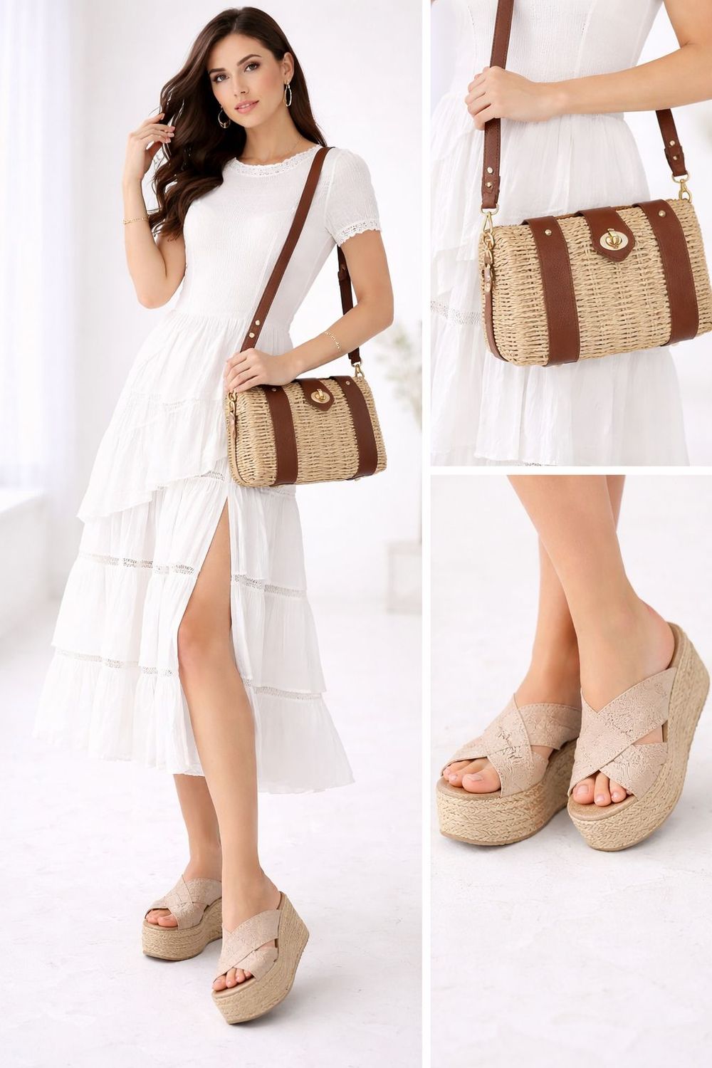 Woven Mini Crossbody Bag