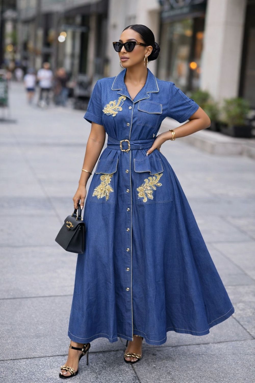 Vestido de Jenas Bordado