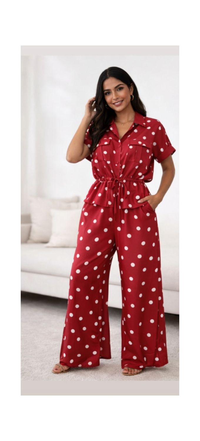 Luna Chic Polka Dot Two-Piece Set