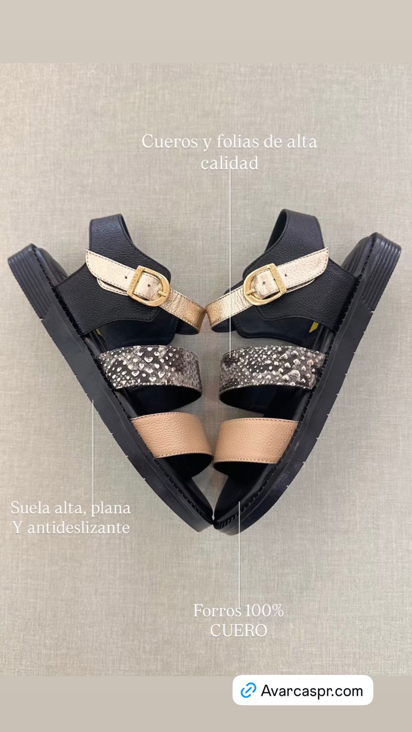 Multi-Strap Leather Sandal Multi-Strap Leather Sandal