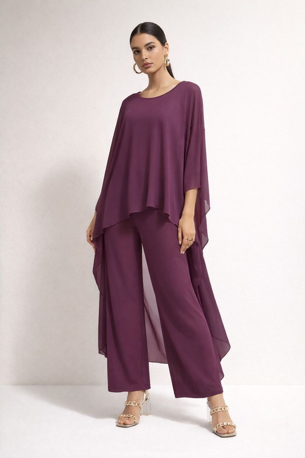 Hi Low Mesh Set Berry