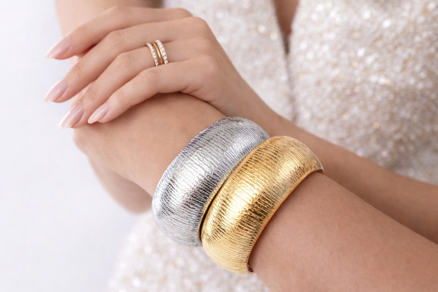 Gold or silver cuff