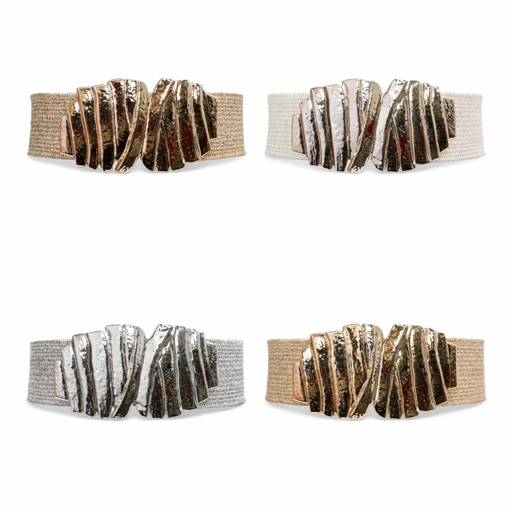 Metal Wave Elastic Belt