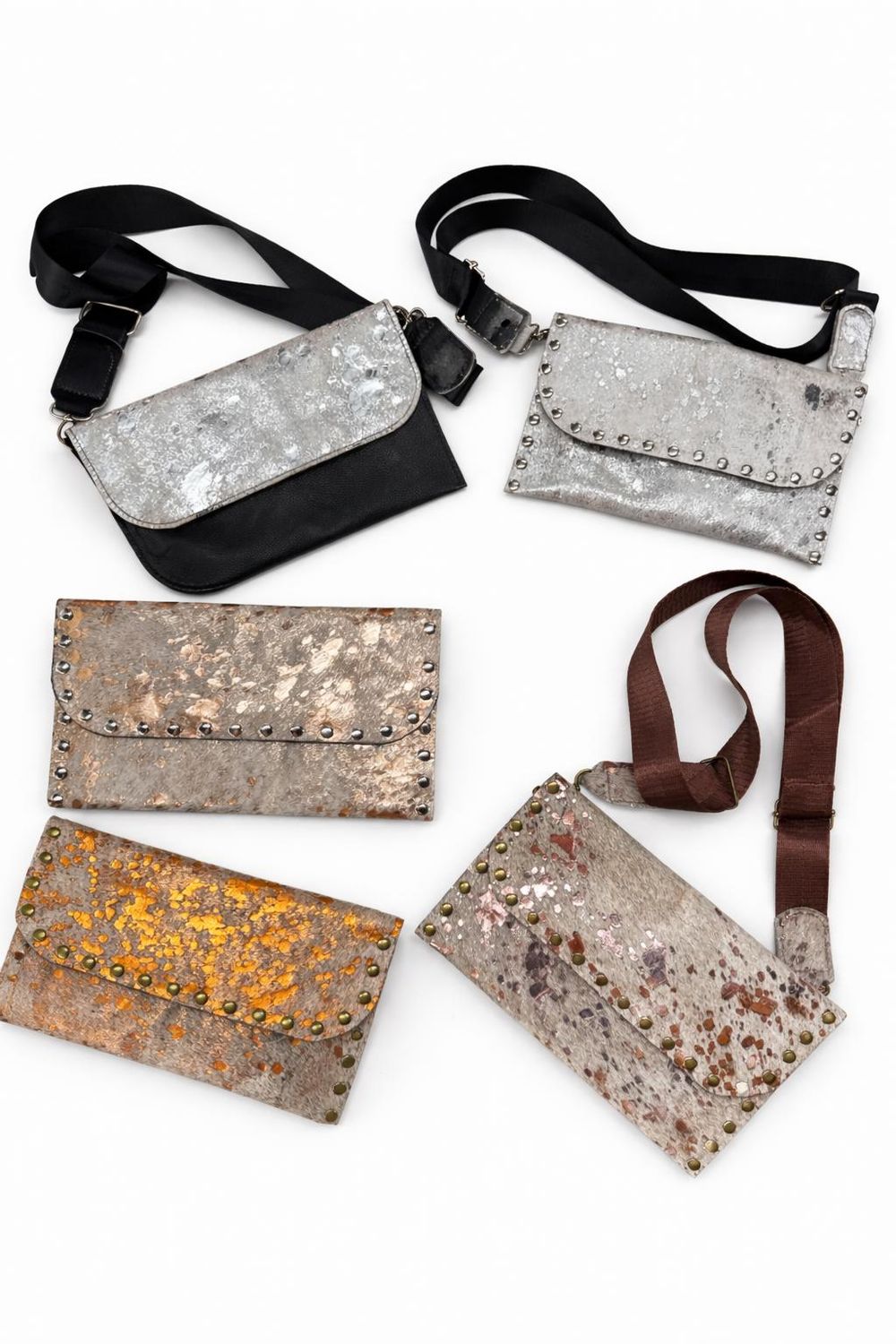 Metallic Crossbody Bag