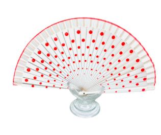 Polkadot Hand fan