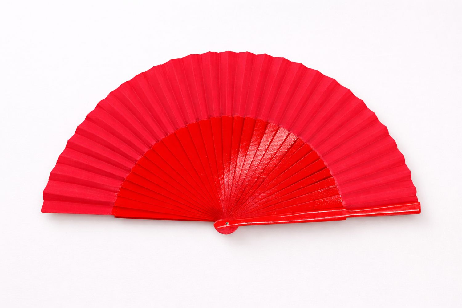 Hand Fan red 10"