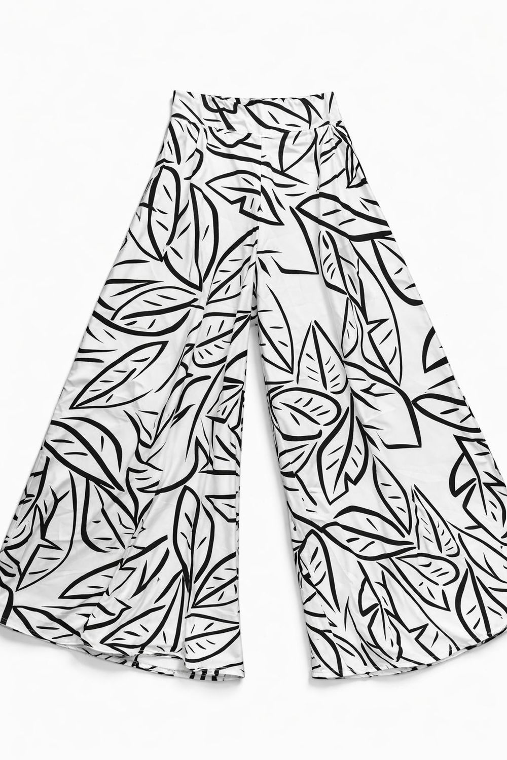  Tropical black/w Palazzo Pants