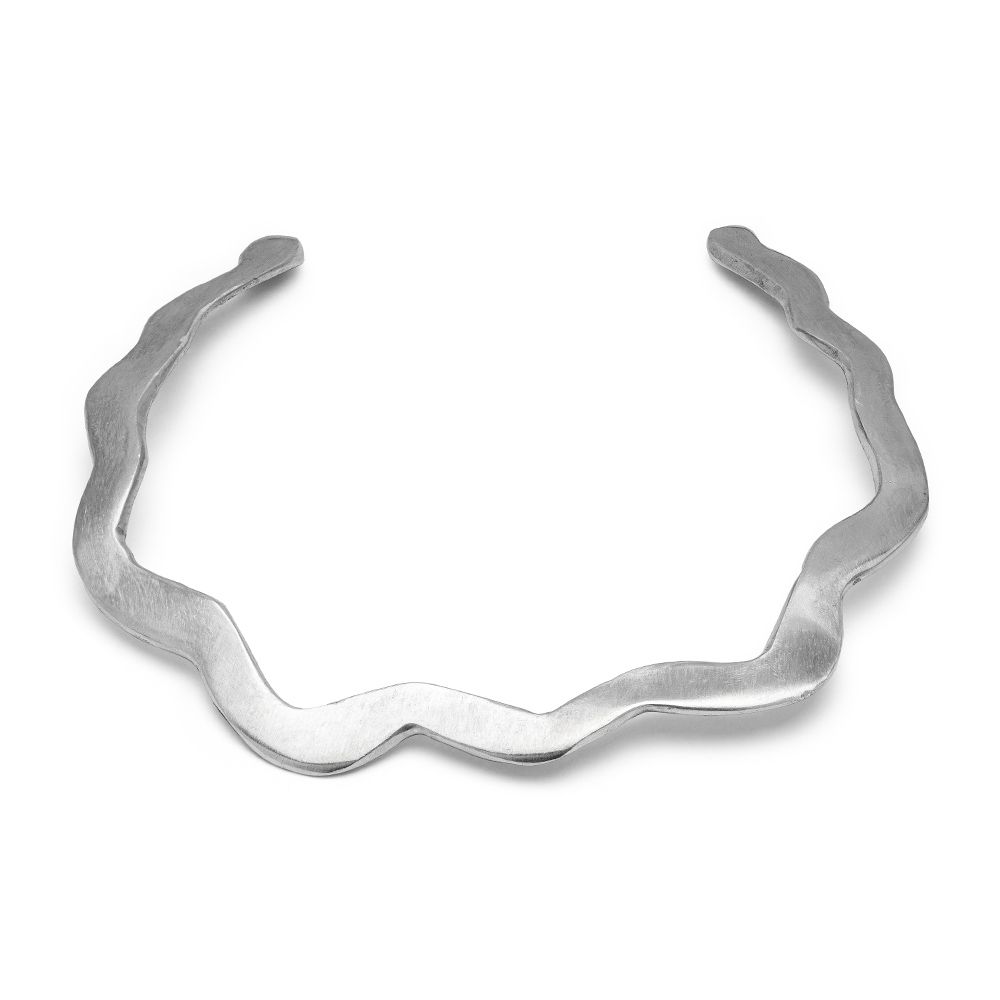 al02250COLLIER RIGIDE SIMPLE ONDULÉ