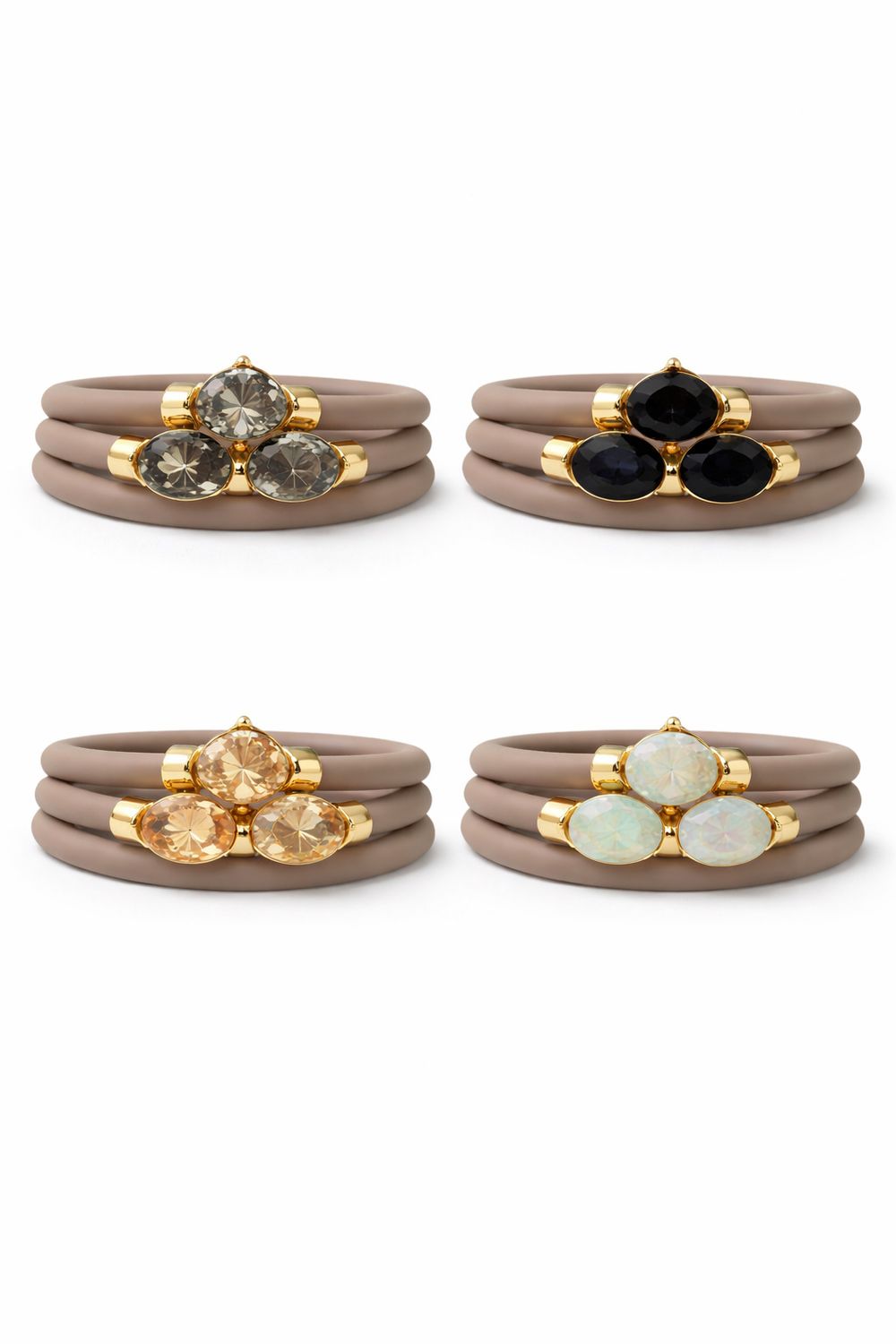 Lumi Sand Glow 3 pieces Set necklace, ring &amp; bracelet