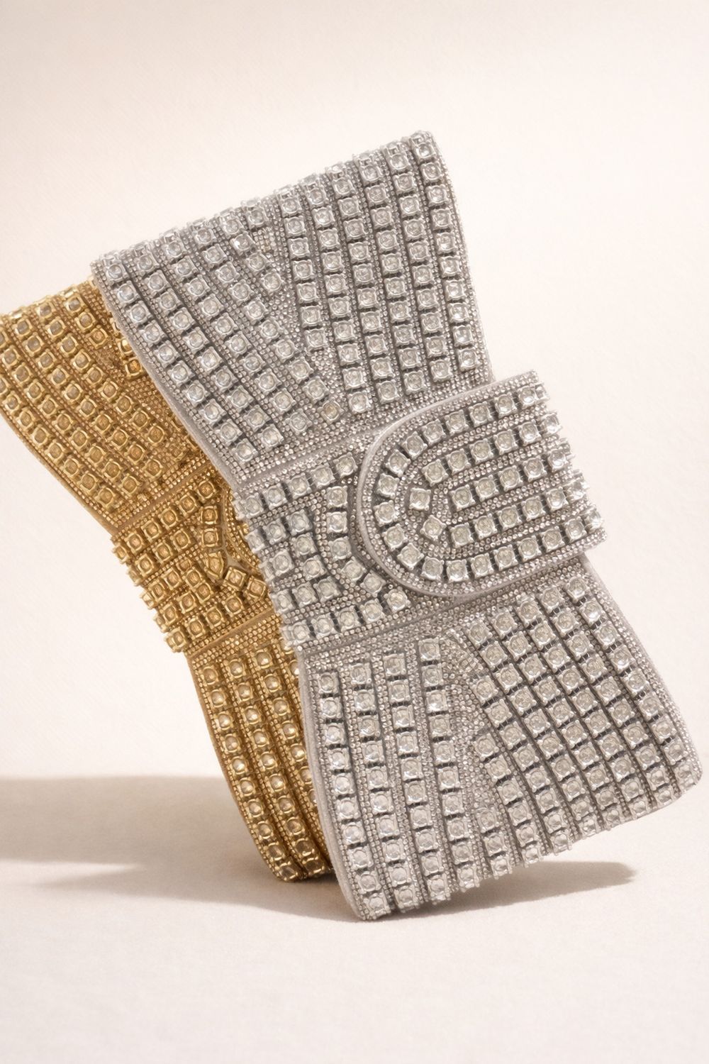 Evening Shoulder Handbag Bow Sparkly Clutch