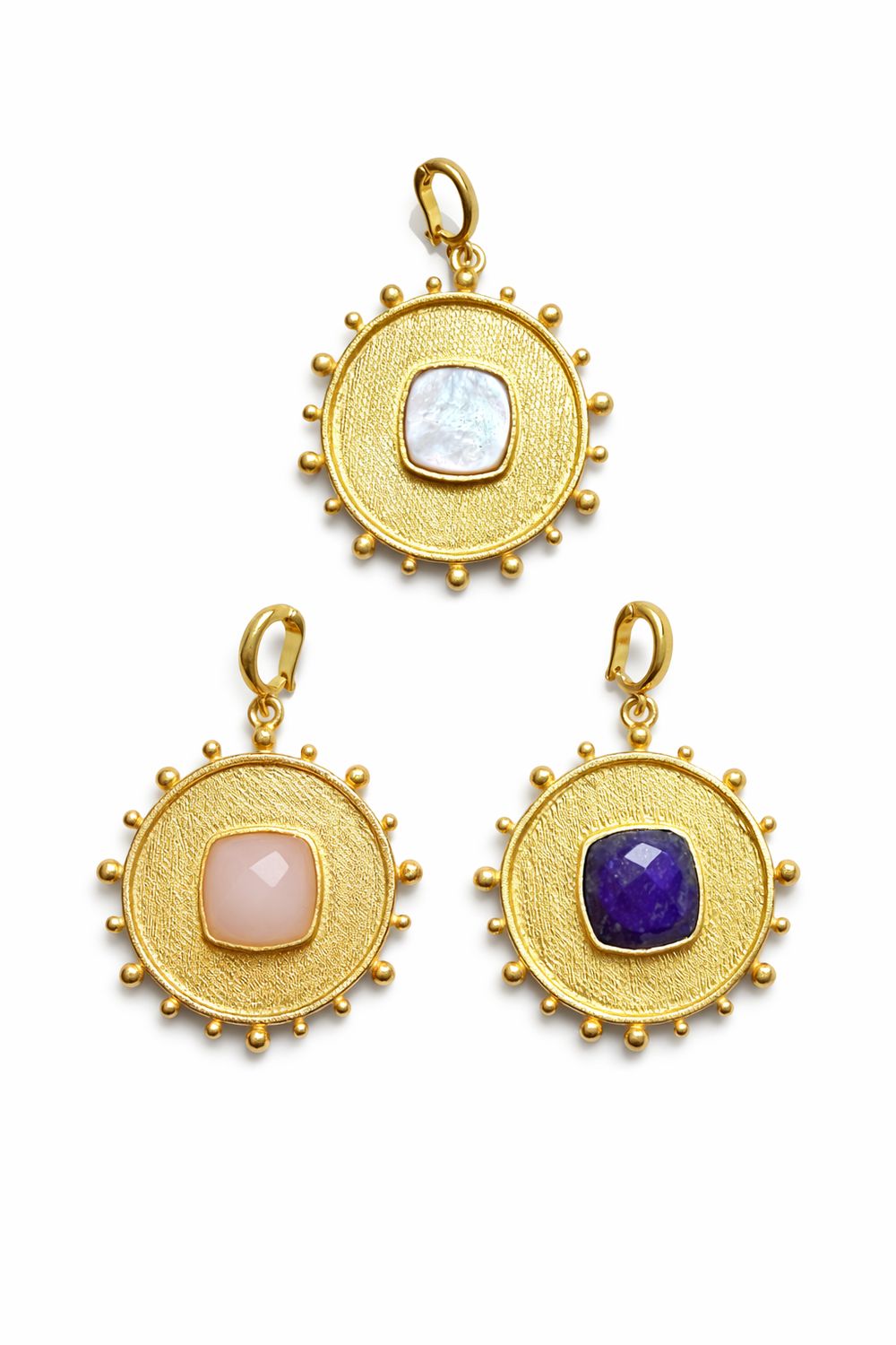 Sunstone Medallion Pendant