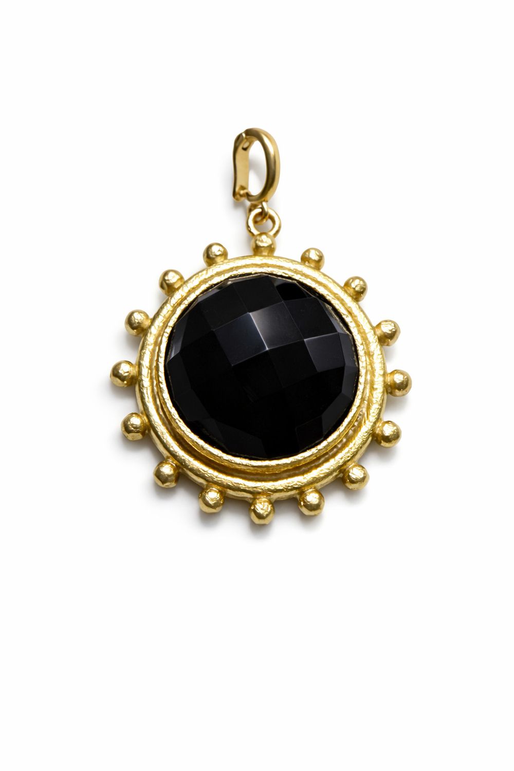 Black Onyx Sun Pendant