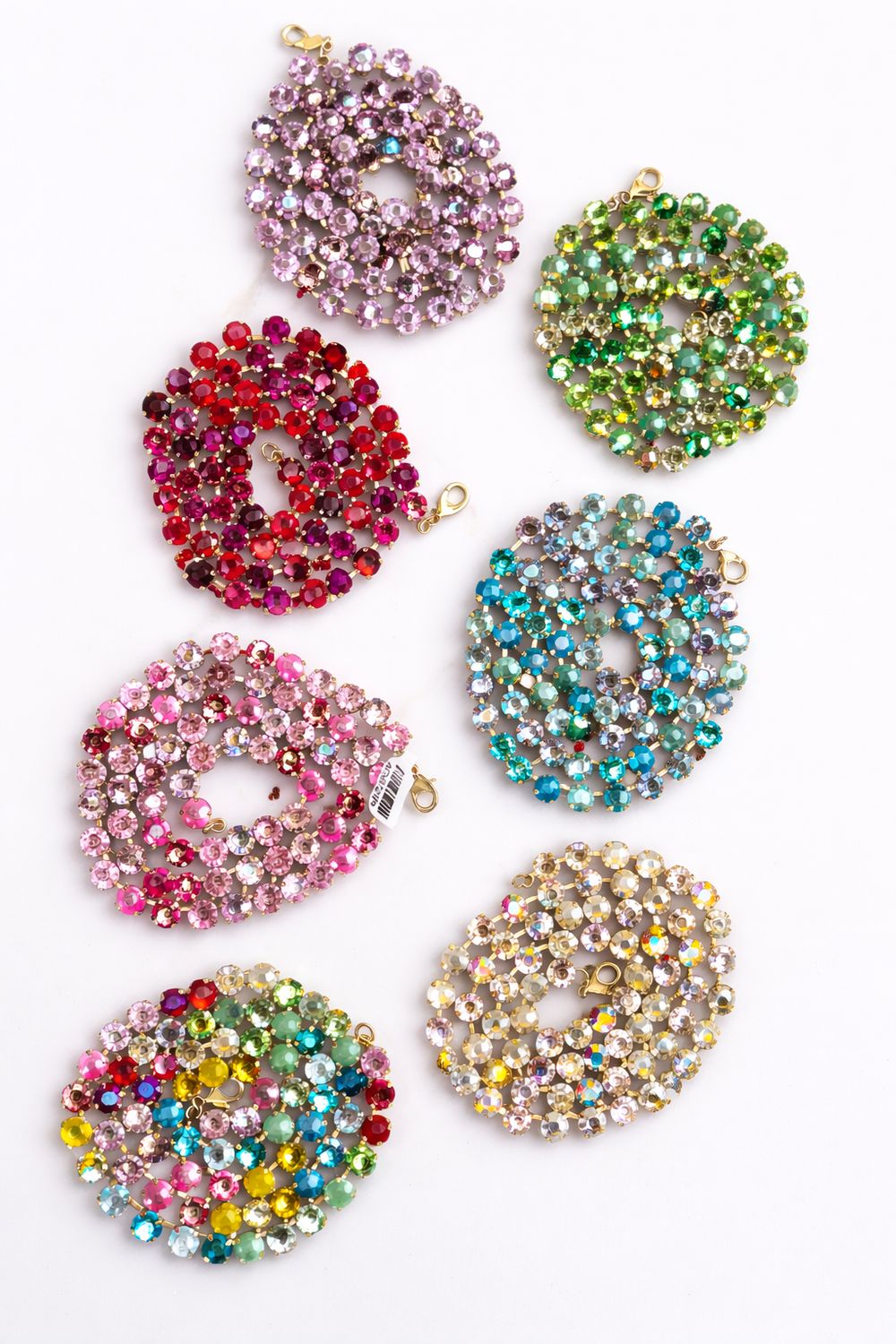 Luxe Crystal Layers Long necklace