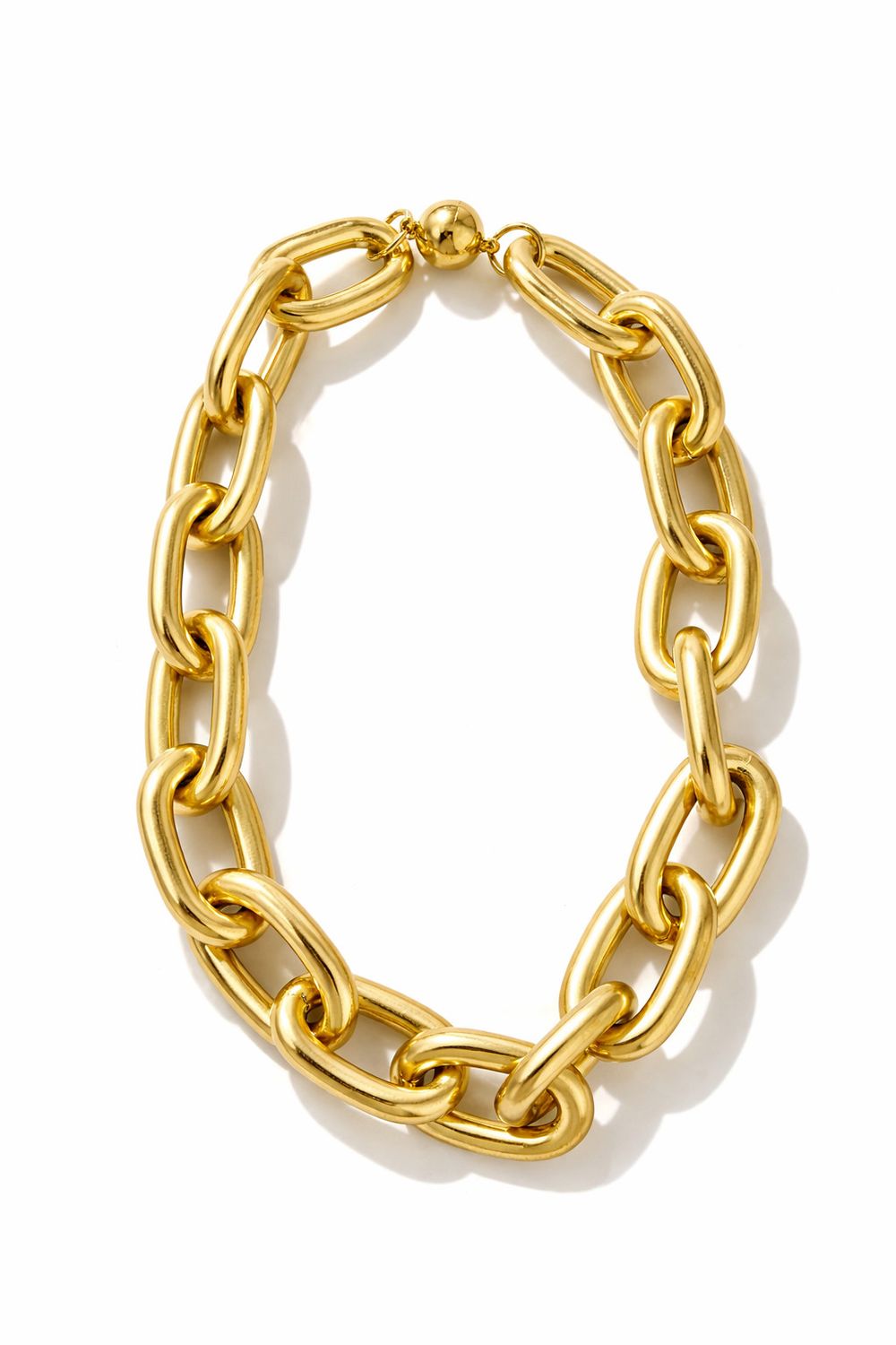 Bold Chain Gold Necklace 16”