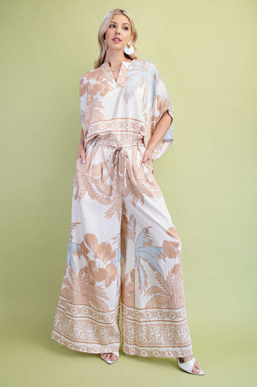 Mixed Tropical Print