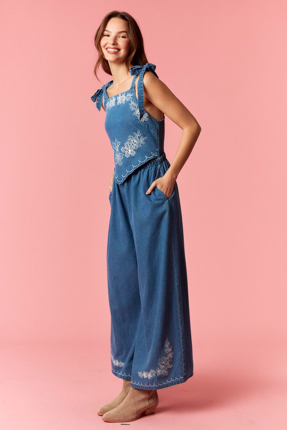 Enchanting Denim Jumpsuit