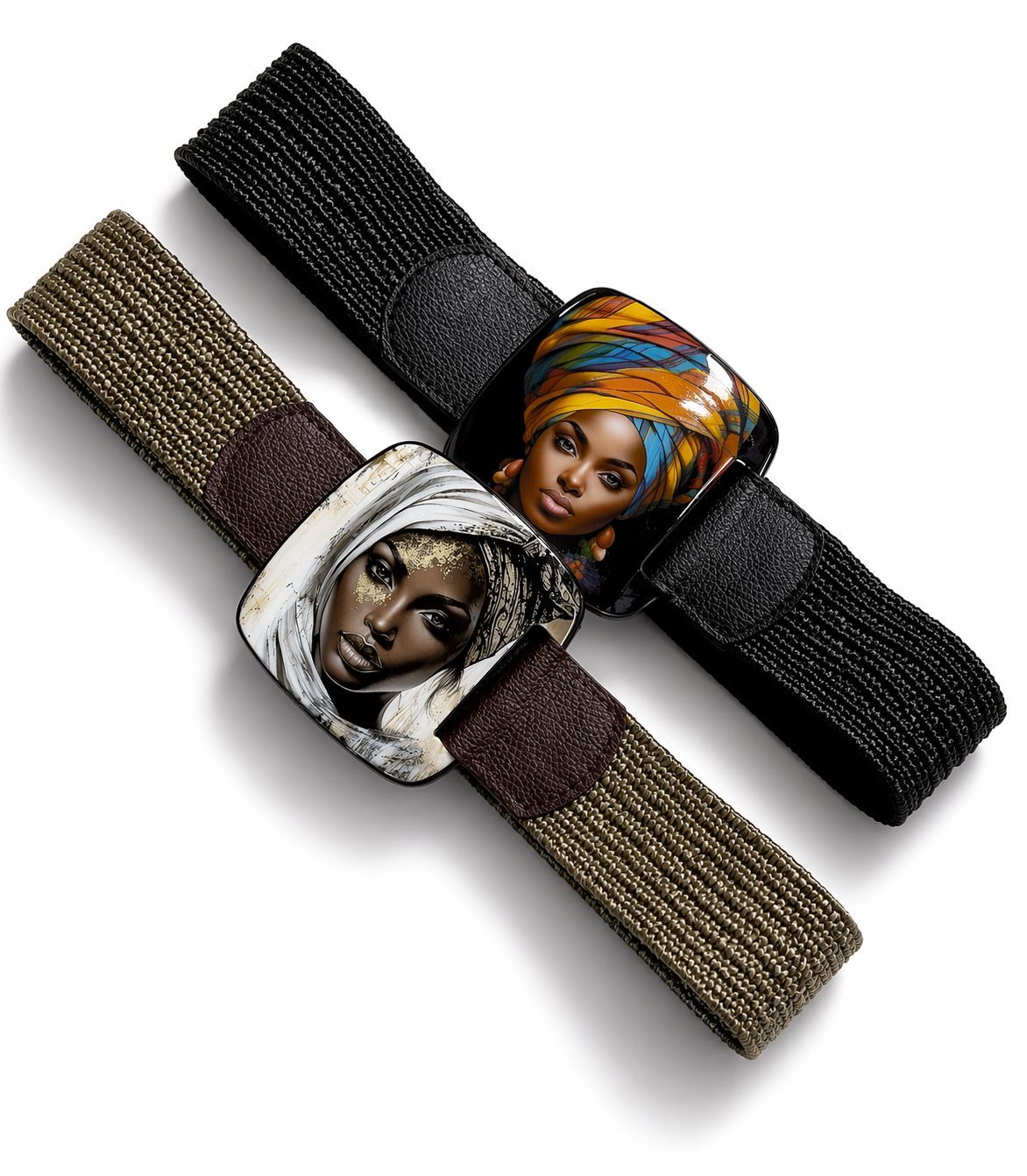 Art Buckle Elastic Belt