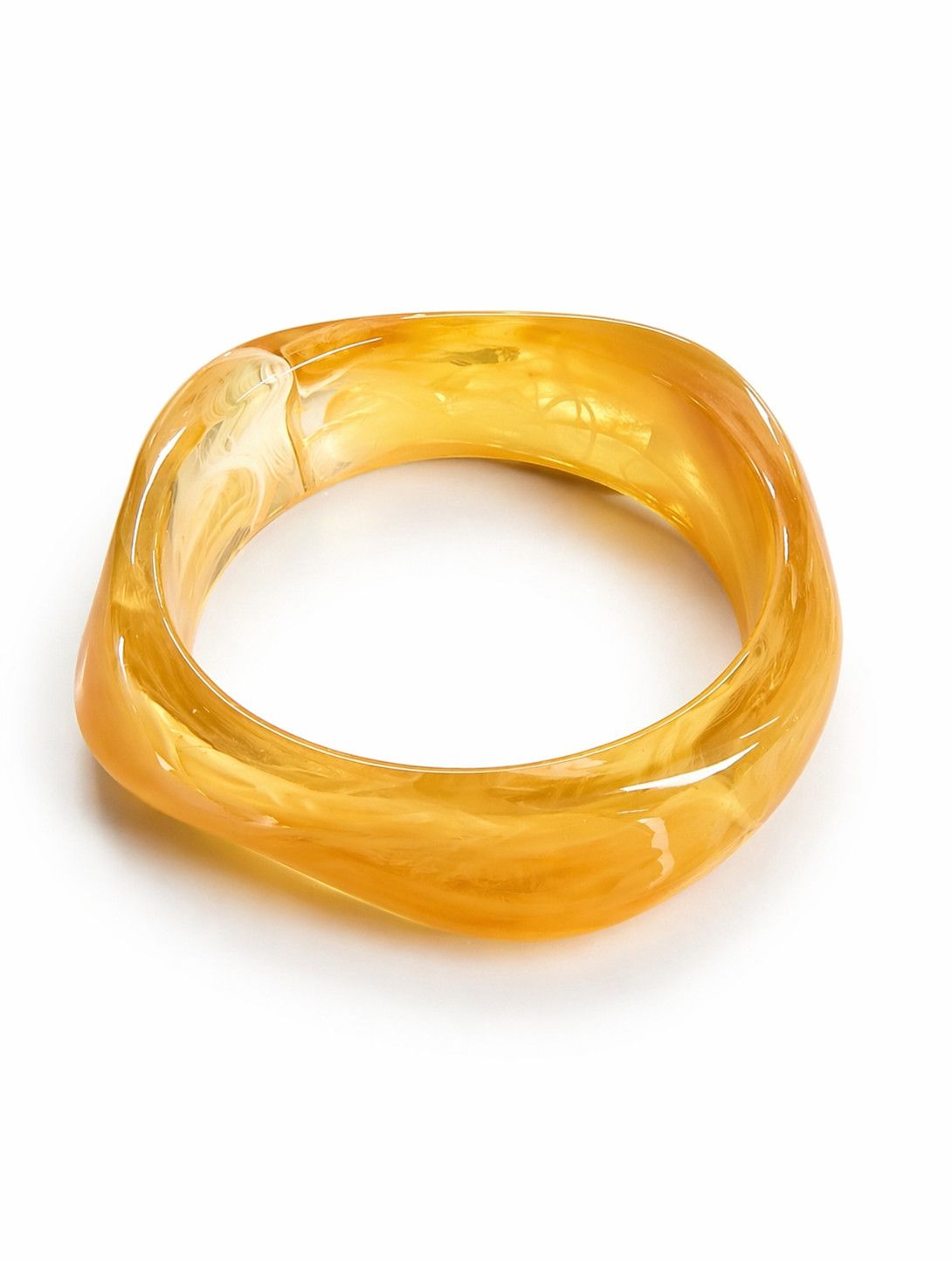 Amber Sculpted Bangle ✨