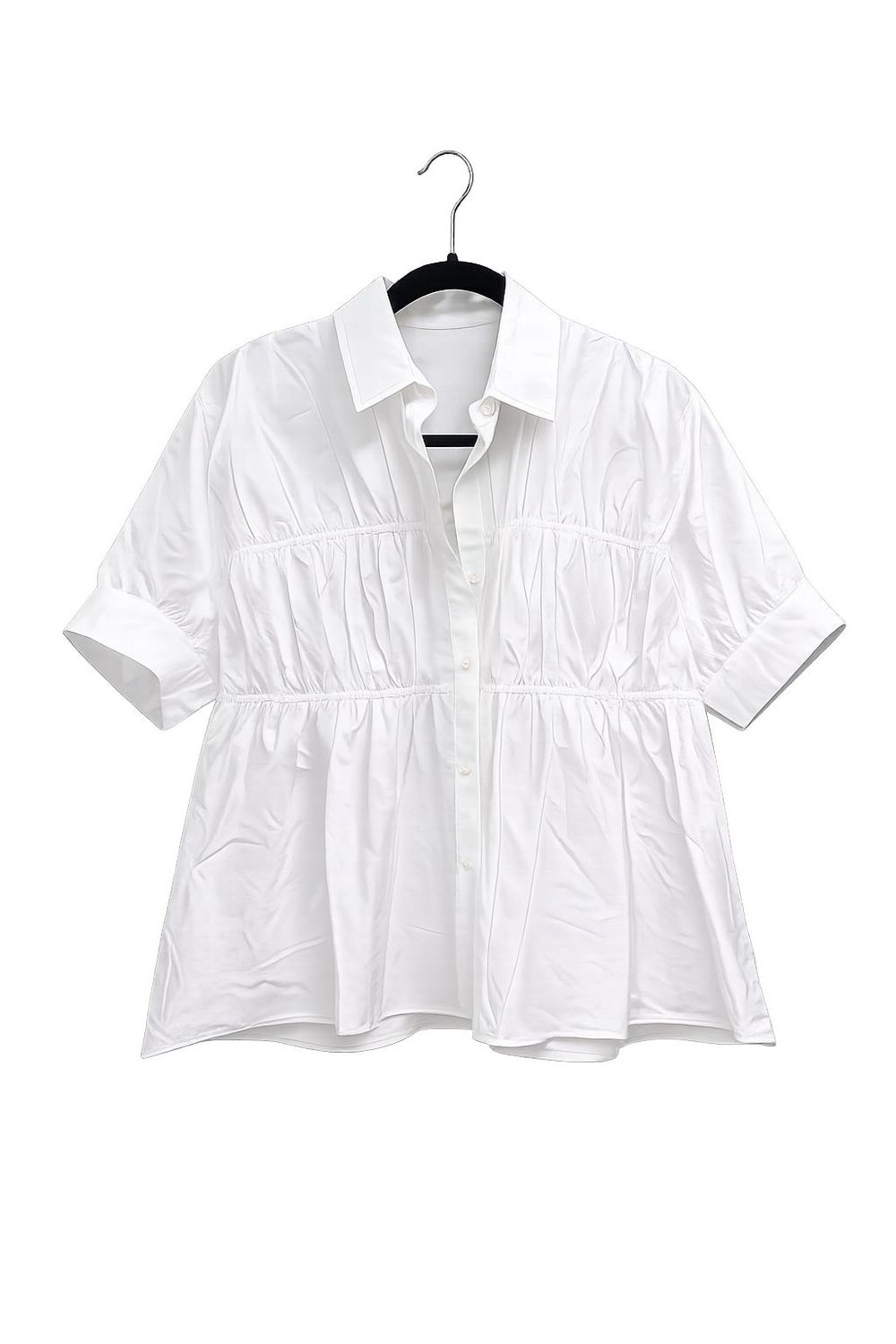 White Soft Flow Blouse