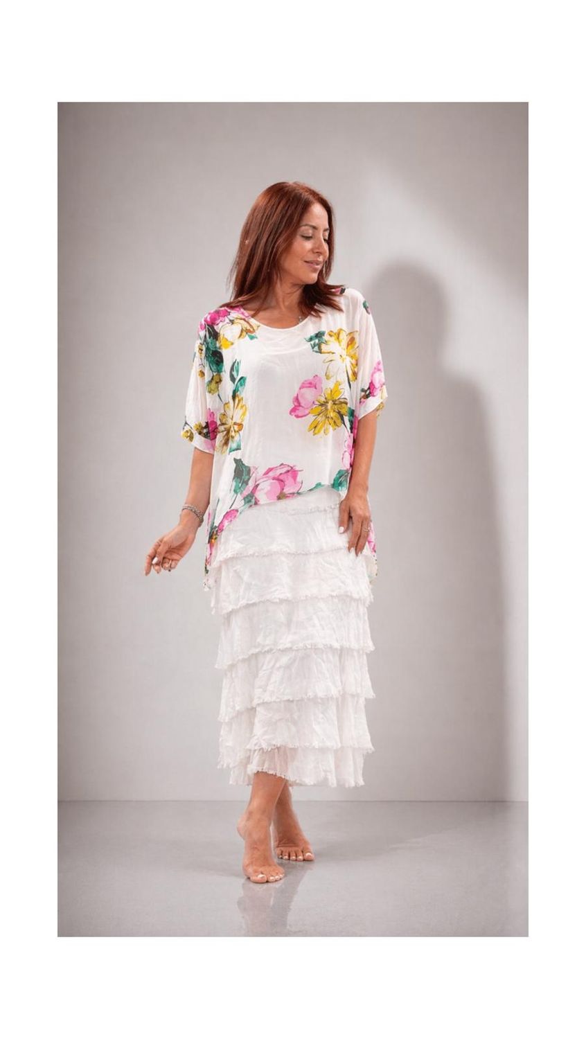 Floral Silk Breeze Dress