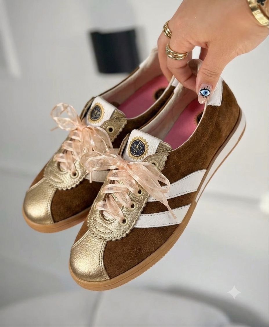 Suede&amp; Leather  Sneaker 4 Soles