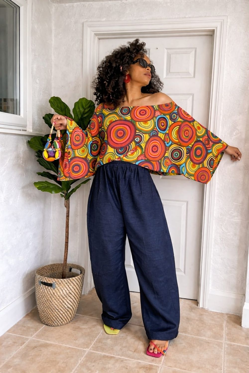 Multi way Cape Top One size color