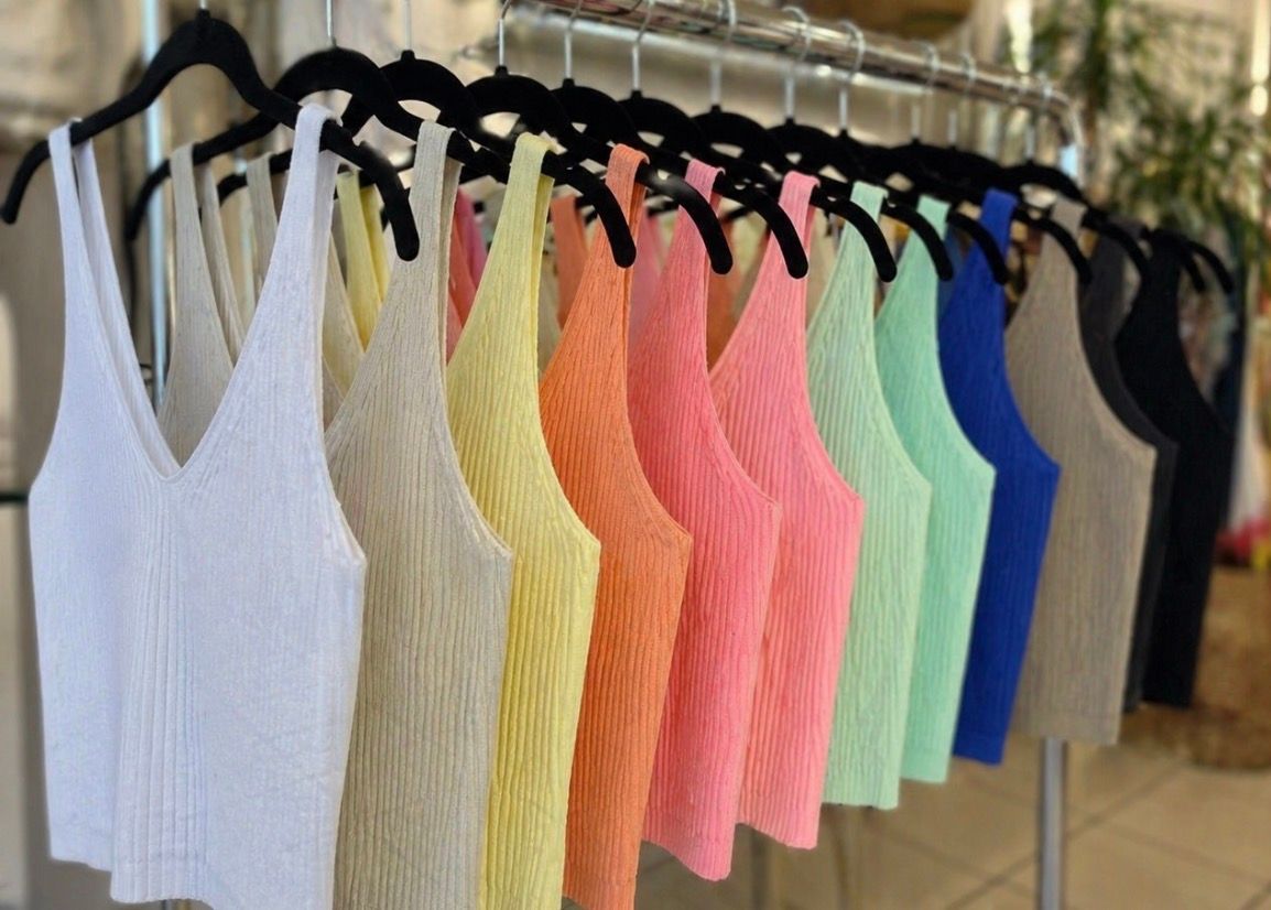 Crop tank top one size 