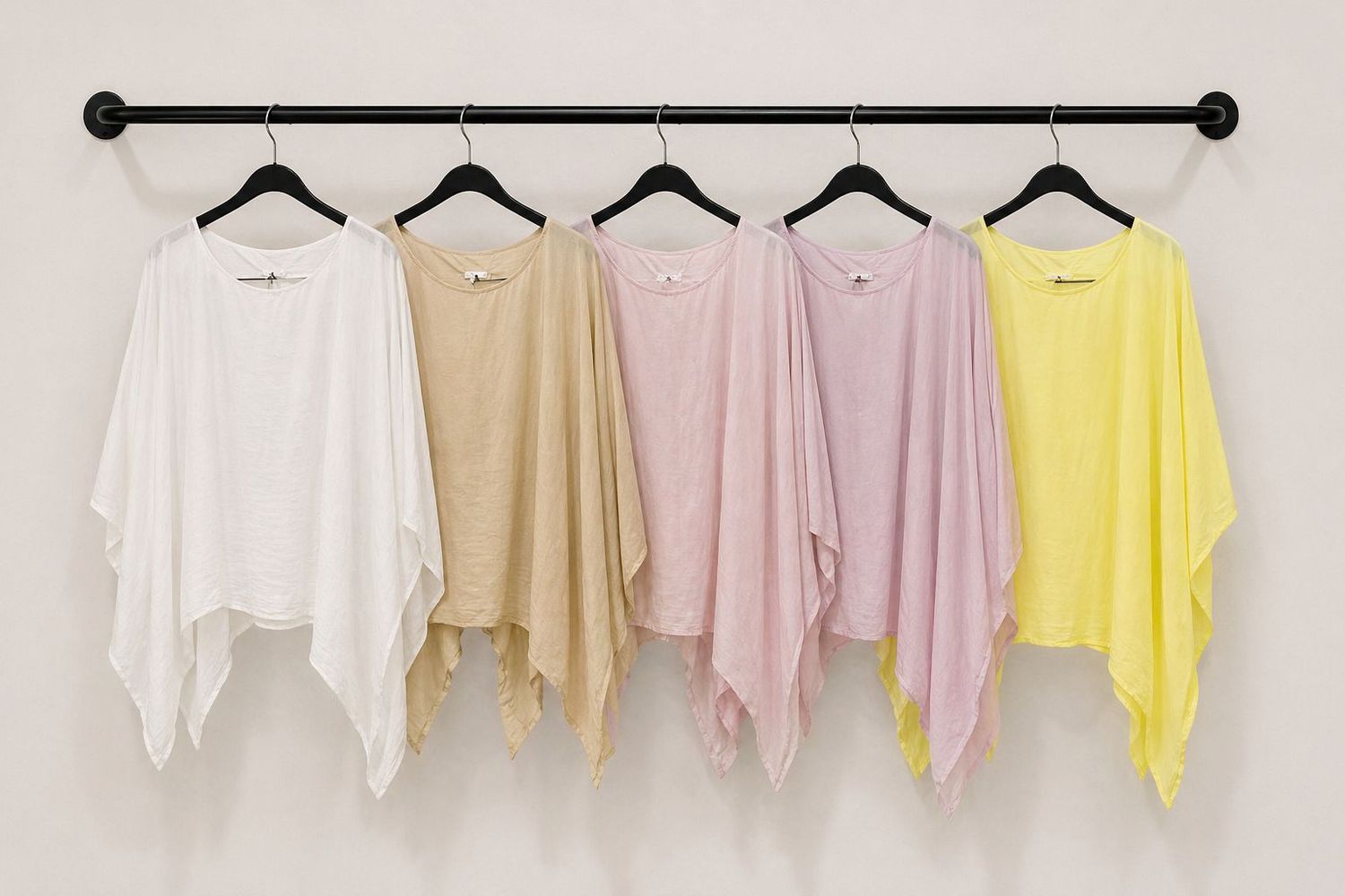 Basic Silk Tunic pastel 1