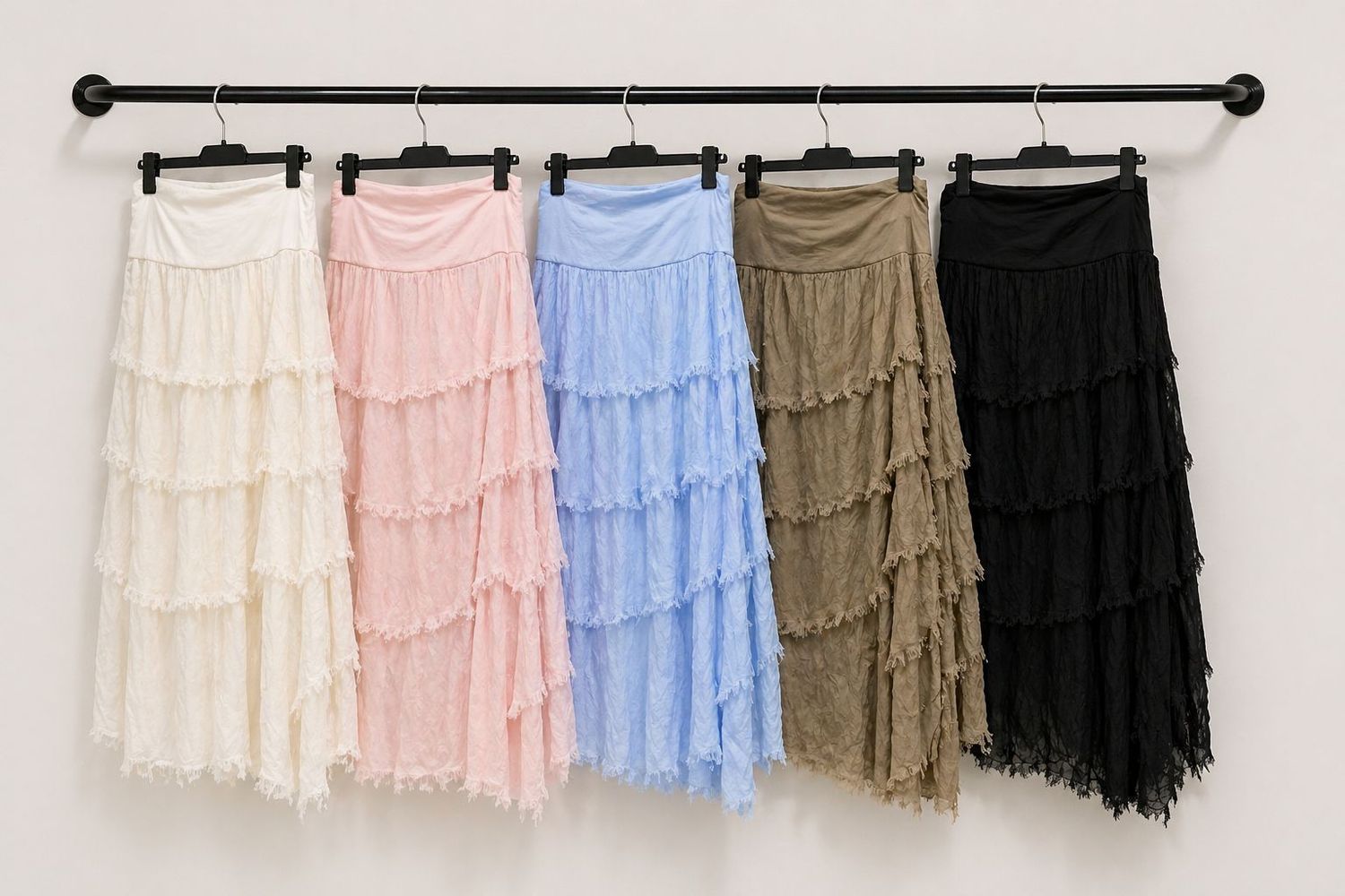 Layered Fringe skirt