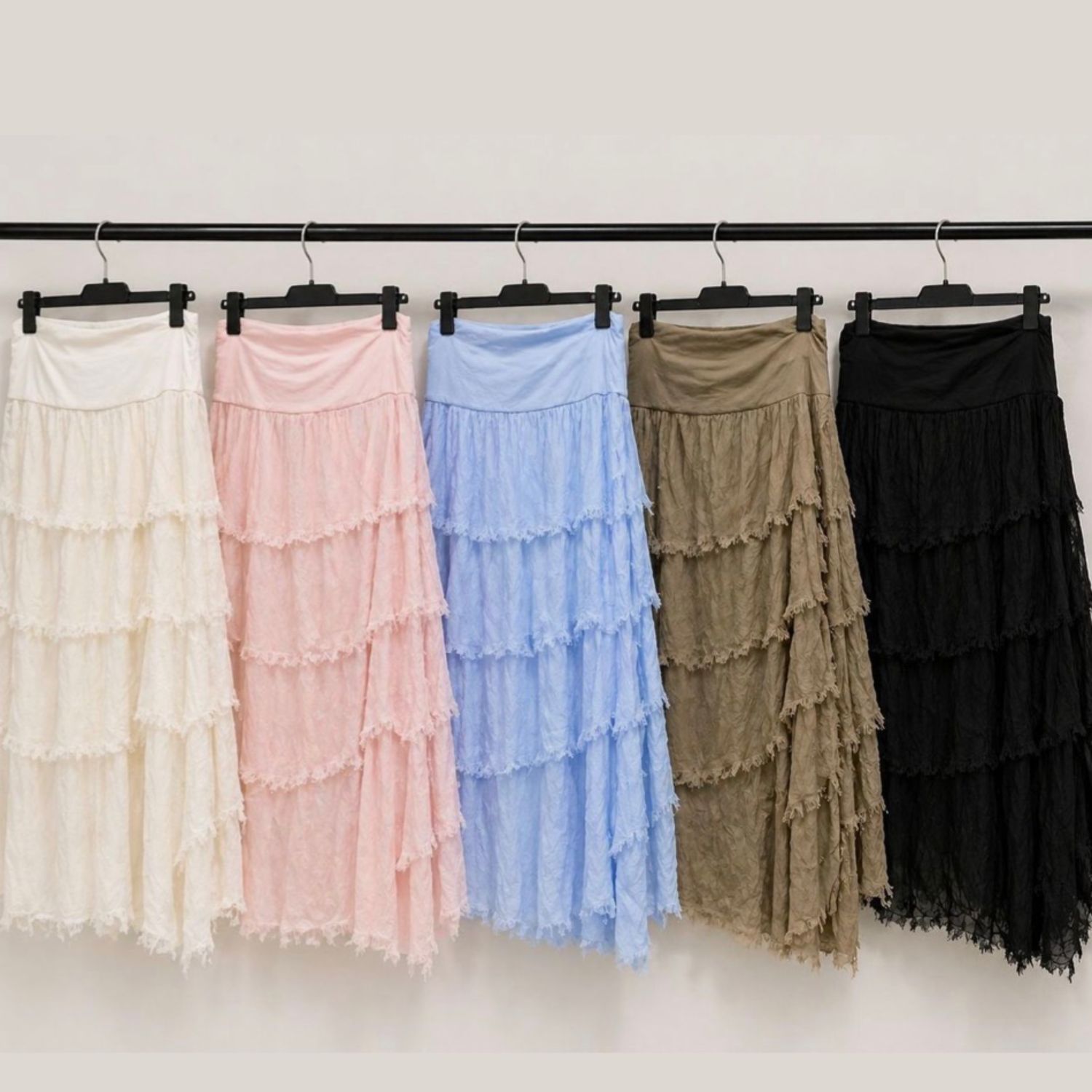 Layered Fringe skirt