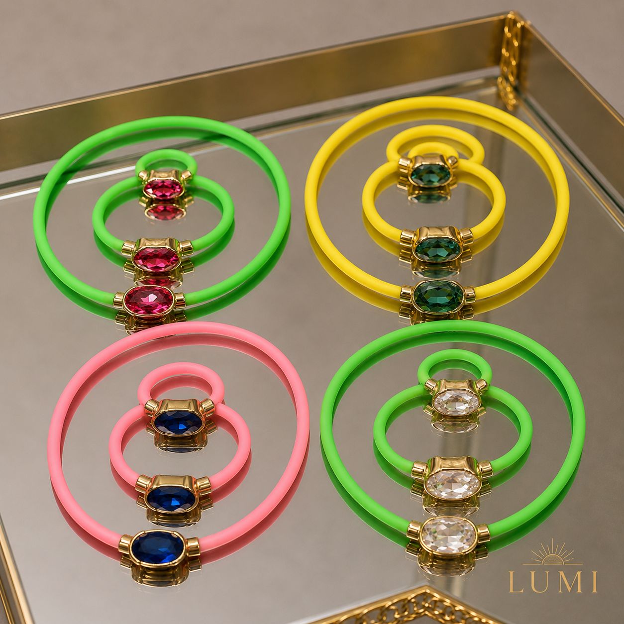 Lumi Florescent Set of 3 Lumi Florescent Set of 3