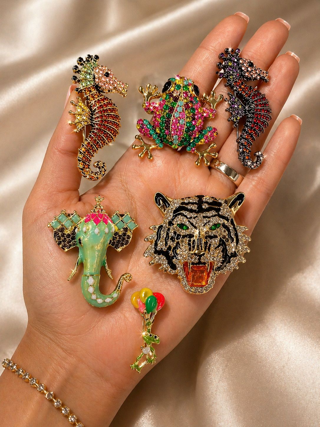     Glam Animal Pins 