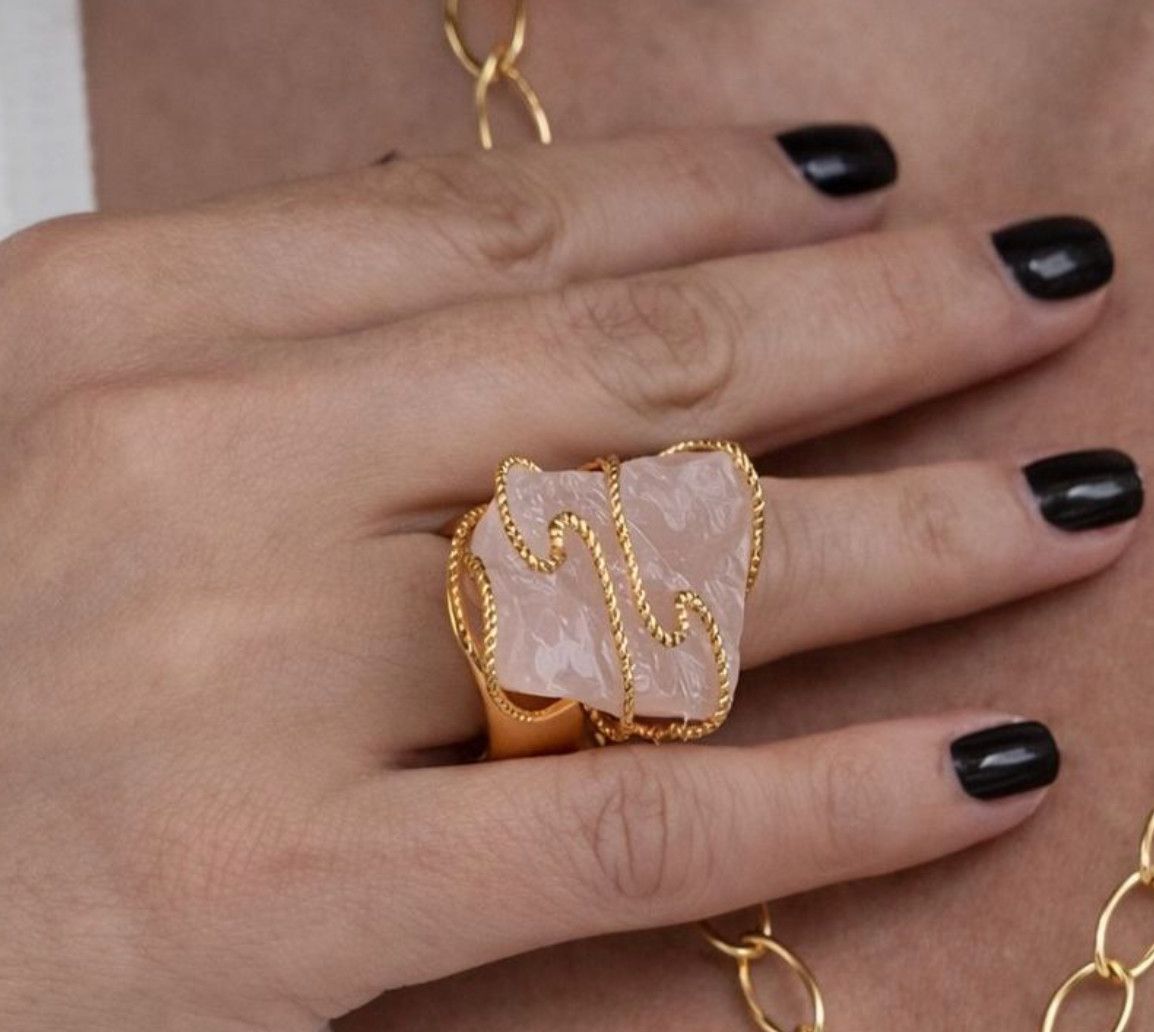 Rose Quartz ring