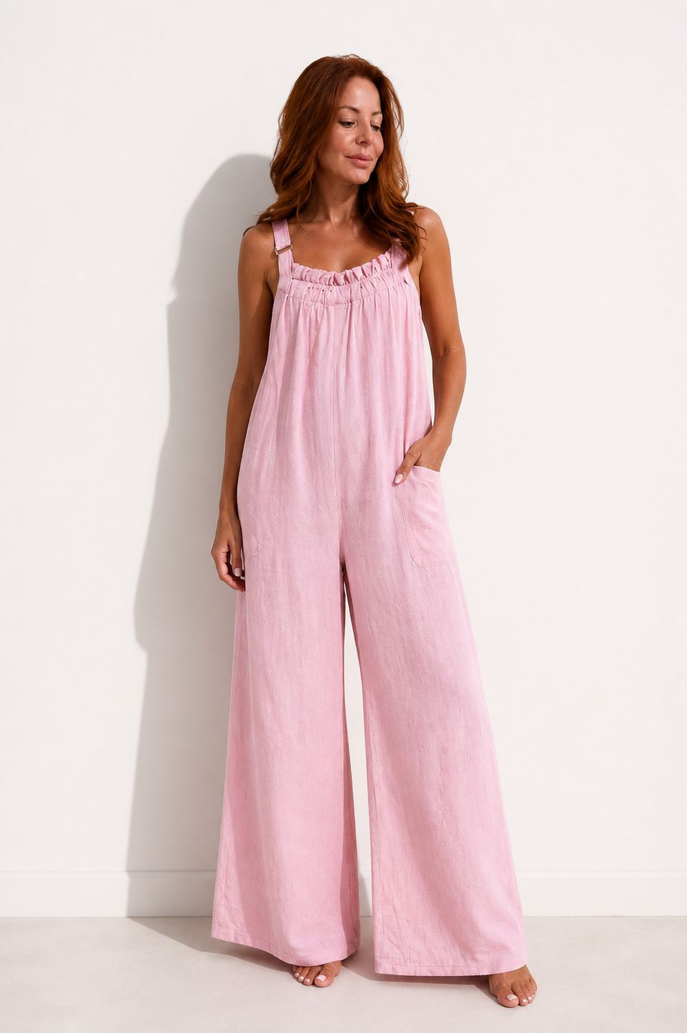 Soft Linen Jumpsuit