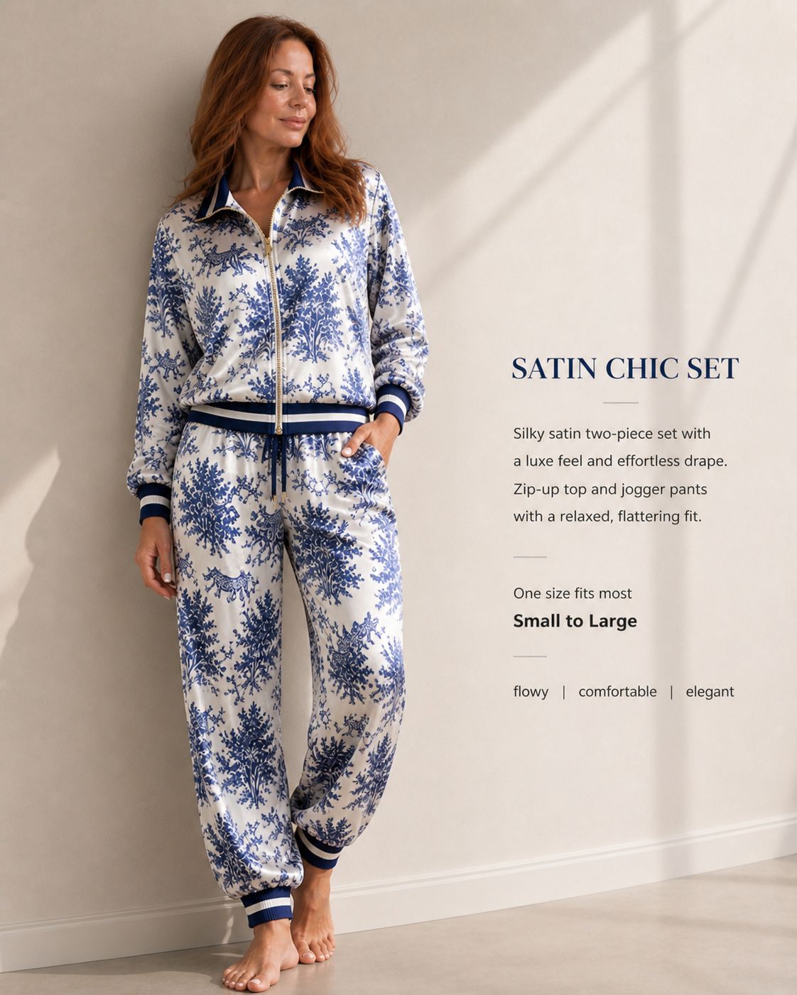 Satin Chic Set one size