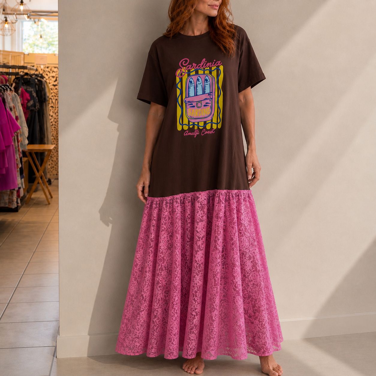 Sardinia Lace Maxi Dress