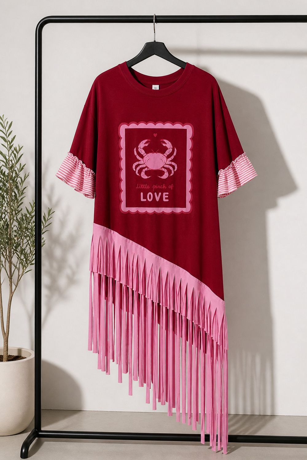 Crab love finges tunic
